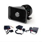 Světelná lišta s vestavěným reproduktorem alarmu