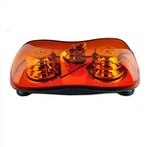 Jantarová LED mini výstražná světelná lišta