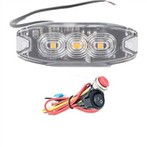 Transparentní kryt Vícebarevné stroboskopické světlo