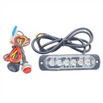 Ultra tenké 6 LED vícebarevné stroboskopické světlo