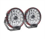 9palcová kulatá led offroad světla
