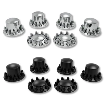 Aluminum 10-Lug Truck Axle Cover Kit factory