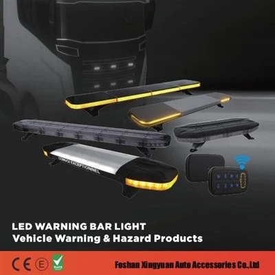 High-Visitbility R65 R10 Wireless 1200MM Amber LED Warning Lightbar For Fire Truck Ambulance Offroad best